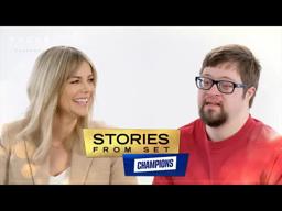 Kaitlin Olson & Kevin Iannucci Enjoyed Joking Around with the Cast of Champions | Stories From Set