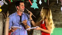 The Christmas Parade - Stars AnnaLynne McCord, Jefferson Brown and Drew Scott
