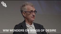 Wim Wenders on Wings of Desire