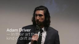 ADAM DRIVER In their art they can kind of drift away | TIFF 2016