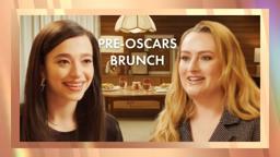 Mikey Madison & Amelia Dimoldenberg Tease The Chicken Shop Date Movie At Pre Oscars Brunch