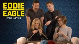 Eddie the Eagle | "The Knitting Olympics with Hugh Jackman & Taron Egerton" | 20th Century FOX
