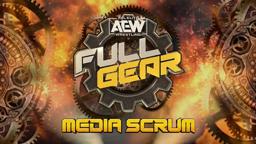 AEW Full Gear Media Scrum