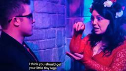 let the wrong one in (2021) funny scene bouncer "go that way and see what happens"