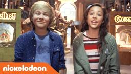 Behind the Scenes w/ Breanna Yde & Casey Simpson! | Escape From Mr. Lemoncello’s Library 📚 | Nick
