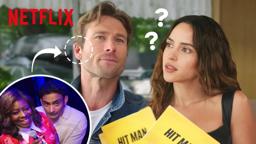 Glen Powell Ruins Interview with Adria Arjona
