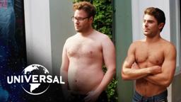 Seth Rogan & Zac Efron Pose For The Public