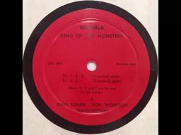 Godzilla, King of the Monsters! (1956) - U.S. Radio Spots