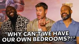 Chris Hemsworth Is Moving In With The Transformers Cast 😂 | Interview