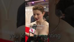 Thomasin McKenzie on the message by IVF drama Joy #lff