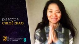 Chloé Zhao Wins Director for Nomadland | EE BAFTA Film Awards 2021