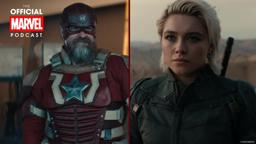 Florence Pugh and David Harbour talk Thunderbolts*!