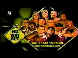 WWF No Way Out 2002 Matchcard
