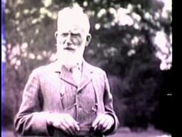 George Bernard Shaw talks early sound film from 16mm
