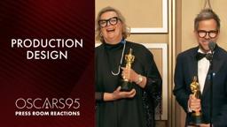 Production Design | Christian M. Goldbeck and Ernestine Hipper | Oscars95 Press Room Speech