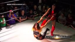 Nadi curb-stomps Allie Recks | Women's Wrestling Revolution #TheShowMustGoOn (SHIMMER SHINE Stardom)