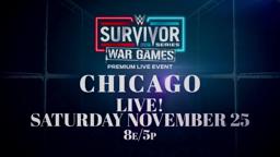 WarGames returns to Survivor Series!