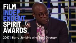 Barry Jenkins wins Best Director at the 2017 Film Independent Spirit Awards