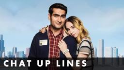 THE BIG SICK - British Chat-Up Lines with Kumail Nanjiani and writer Emily Gordon