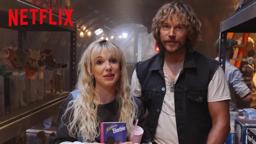 Millie Bobby Brown and Chris Pratt Tour The Electric State Set