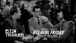 HIS GIRL FRIDAY Trailer [1940]