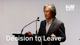 DECISION TO LEAVE Q&A | TIFF 2022