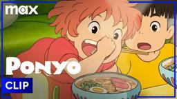 Ponyo and Sōsuke Eat Ramen