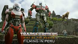 Filming in Peru