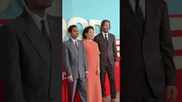 blessed to be with #keanureeves, #sandraoh, and #azizansari