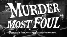 Murder Most Foul (1964) - Trailer