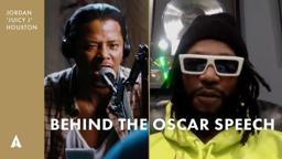 Jordan 'Juicy J' Houston | "It's Hard out Here for a Pimp"-Hustle & Flow | Behind the Oscars Speech