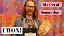 My first award ever! 'Six Feet of Separation' wins at The Norwegian Short Film Festival