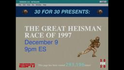 30 for 30 | The Great Heisman Race of 1997 | Premieres December 9th at 9pm EST on ESPN