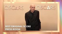 'The Brutalist' Best Original Score Press Room Speech | 97th Oscars (2025)[Daniel Blumberg]