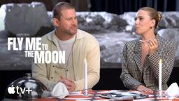 The Cast of Fly Me to the Moon Taste Test Space Food