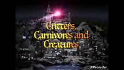 Critters, Carnivores and Creatures (2023) title card