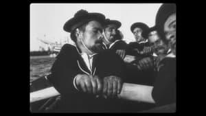 Vue prise d'une baleinière en marche