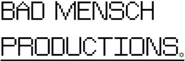 Bad Mensch Productions Logo