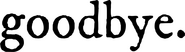 Goodbye Productions Logo