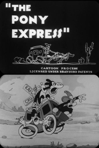 The Pony Express Poster