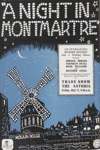 A Night in Montmartre Poster
