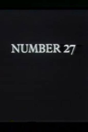 Number 27 Poster
