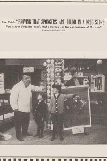 The Fable 'Proving That Spongers are Found in a Drug Store' Poster