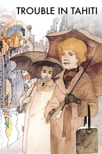 Trouble in Tahiti Poster