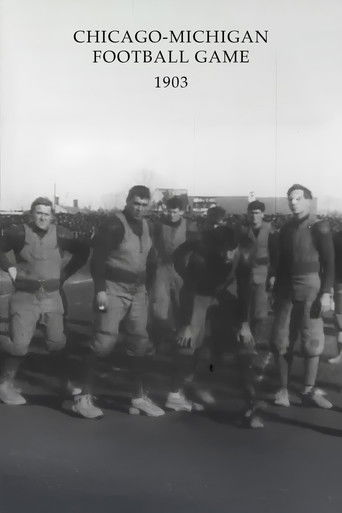 Chicago-Michigan Football Game Poster