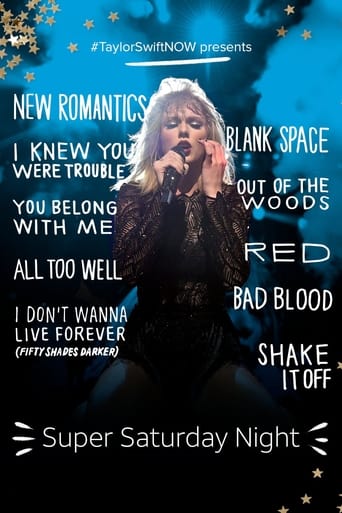 Taylor Swift: Super Saturday Night Show Poster