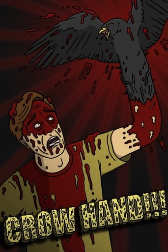 Crow Hand Poster