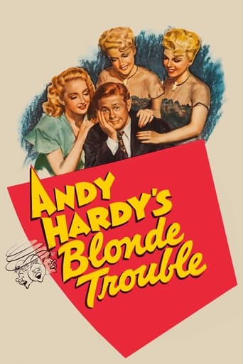 Andy Hardy's Blonde Trouble Poster