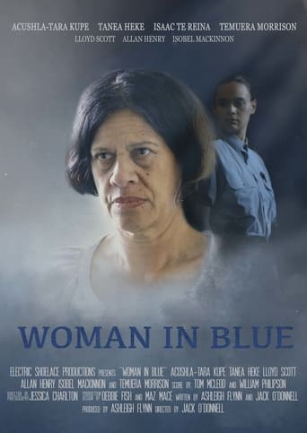 The Woman in Blue Poster