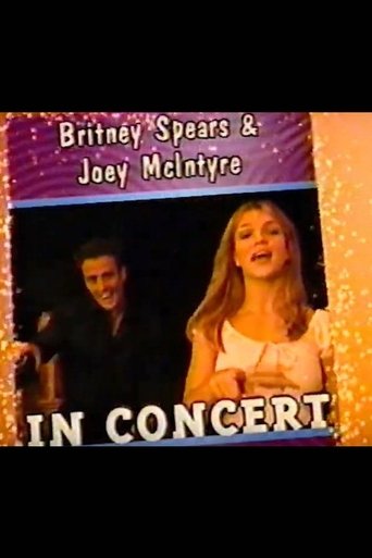 Britney Spears & Joey McIntyre in Concert Poster
